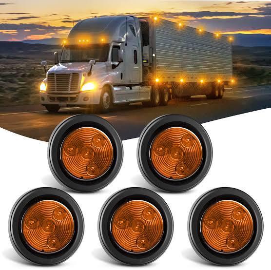 Luz en la plataforma del camión